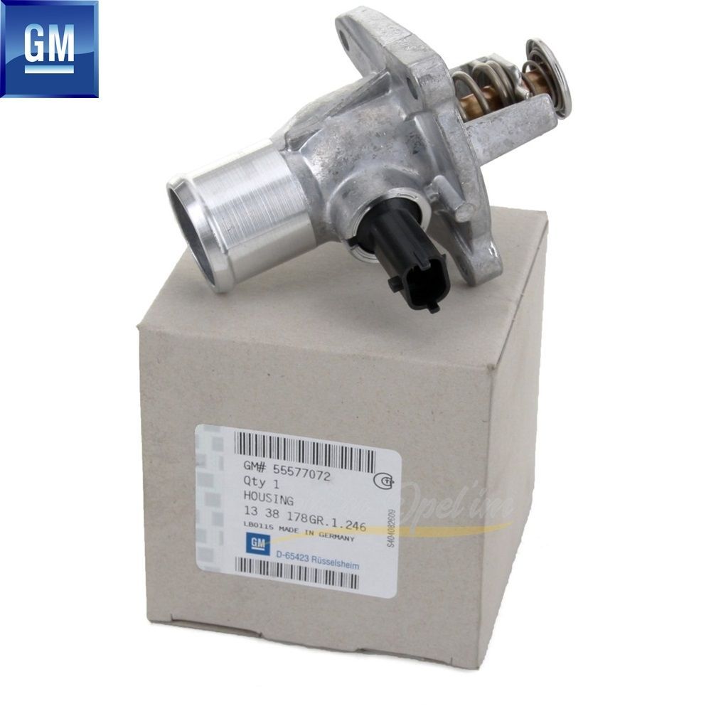 Product Code : 1338178 - Thermostat 1.6 / 1.8 (Z16XEP A16XER) Opel Astra G H, Zafira A B, Insignia A, Meriva A, Vectra C, Chevrolet Cruze GM Genuine 1338178 - 55577072