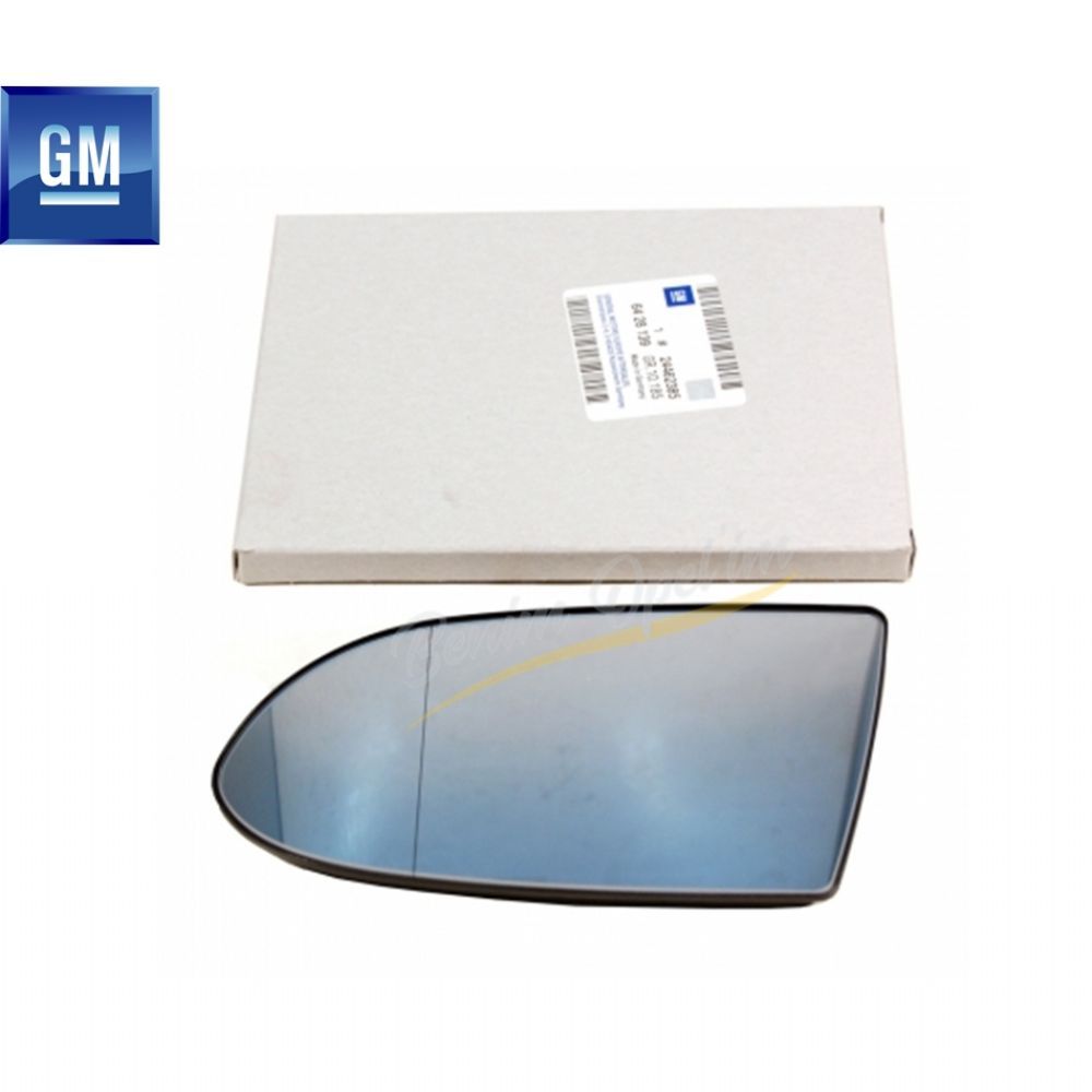 Opel Zafira A Electric Left Outside Rear View Mirror Glass GM Genuine 6428139 - 24462385