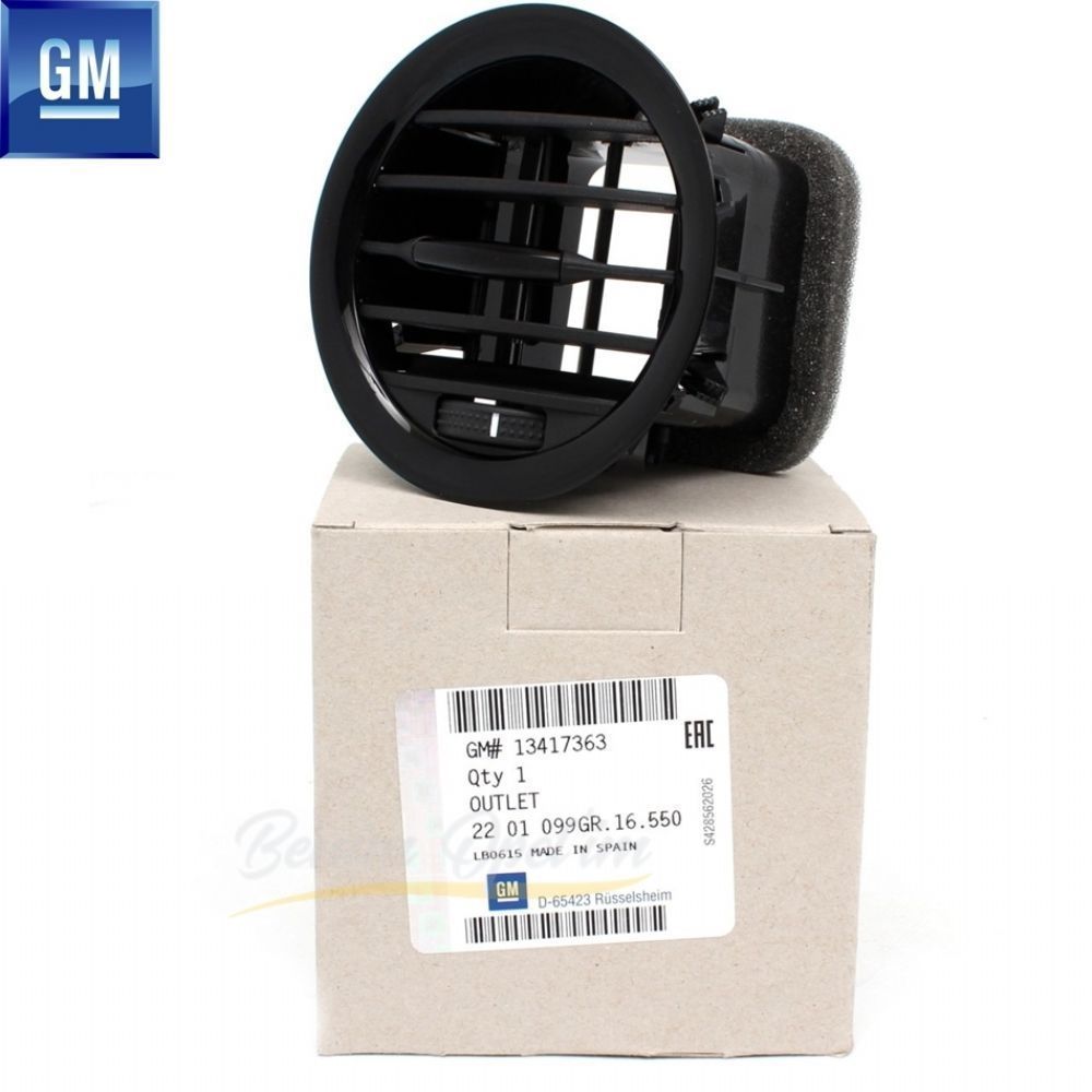 Product Code : 2201099 - Opel Corsa D Vent Grille with Black Frame (Blower) GM Original 2201099 - 13417363