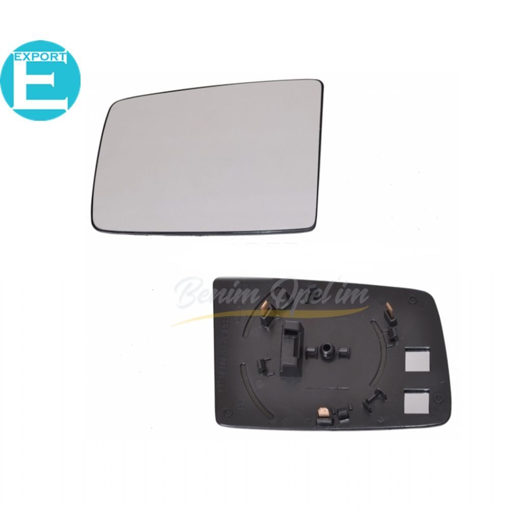 Product Code : 1427425E - Opel Astra F Left Outside Rear View Mirror Glass 1995 And Before 1st Class Quality 1427425