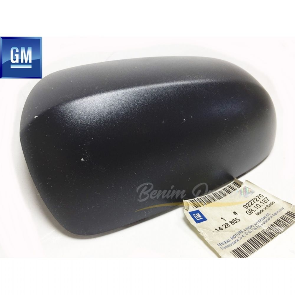 Opel Corsa C Right Outside Rear View Mirror Cover Smoked GM Original 1428855 - 9227270