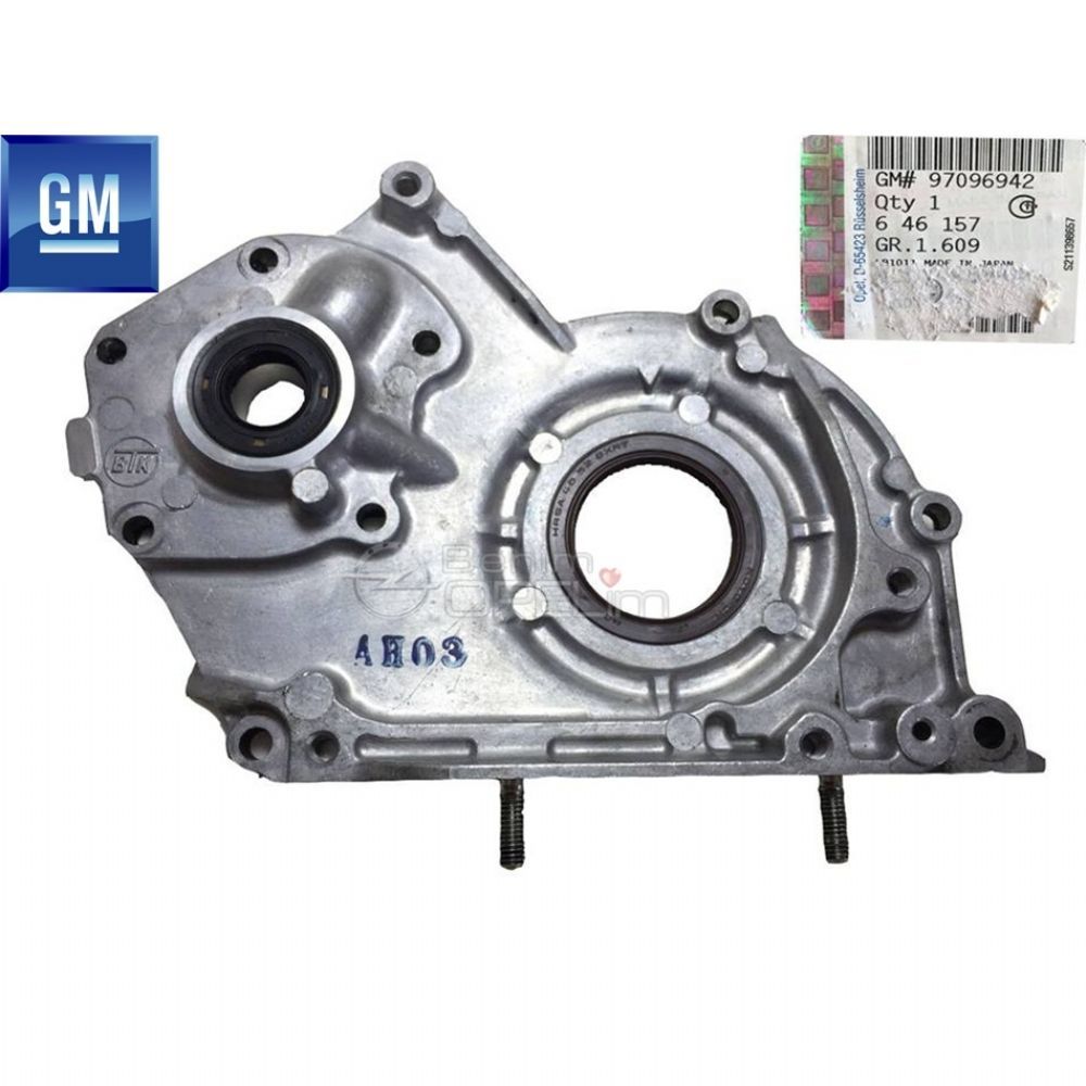 Opel Corsa B, Tigra A Complete Oil Pump Housing 1.5 GM Genuine 646157 - 97096942