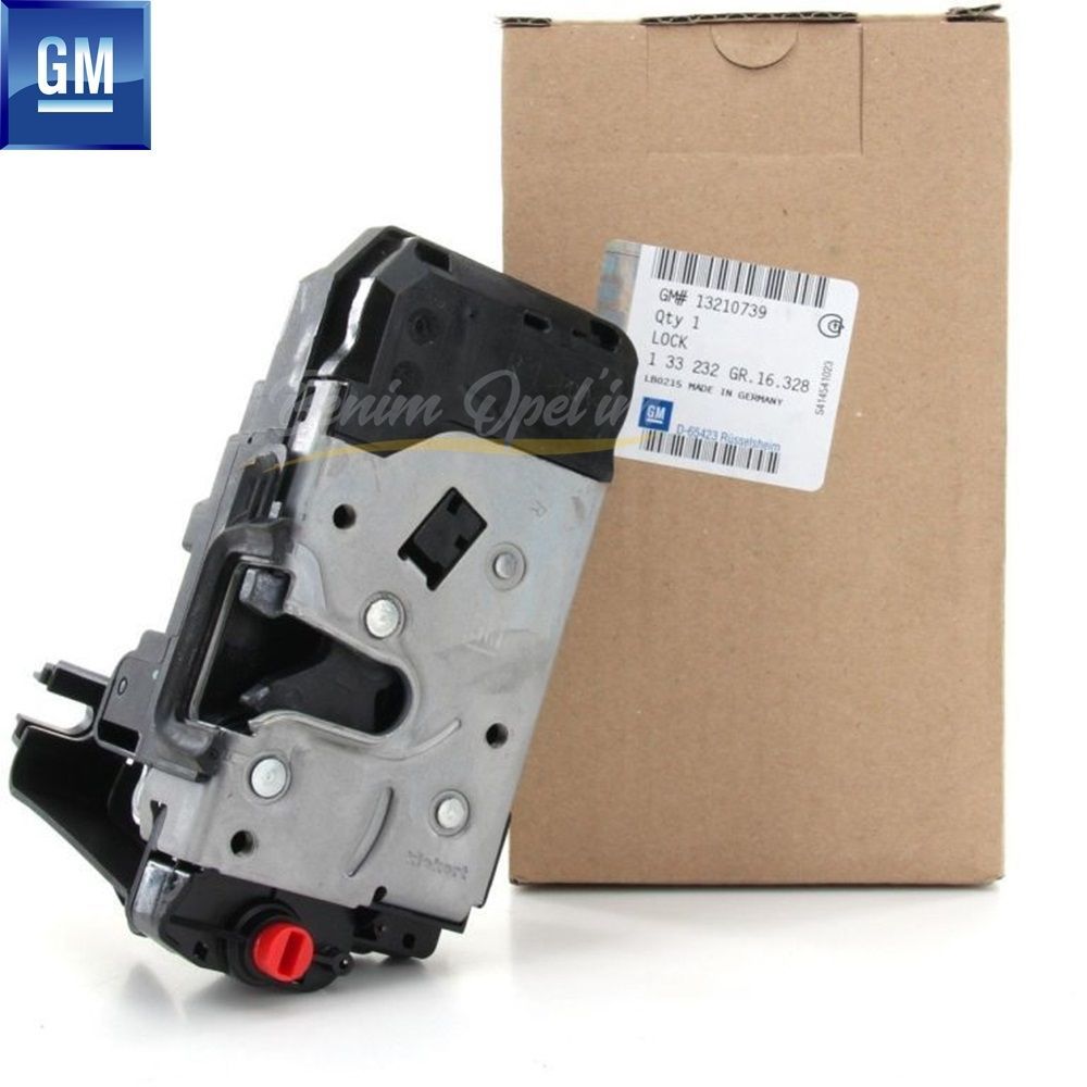 Opel Astra H, Zafira B Complete Right Rear Door Lock (Pw, Gb) GM Genuine 133232 - 13210739