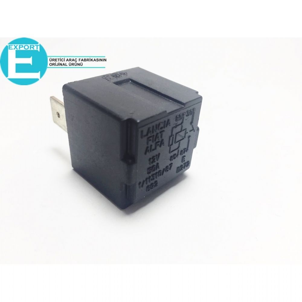 Fiat Lancia Powerful 4 Plug 12V 50 Amp Flasher Role D272 483 Black 11310 D272 - 1/11310/87