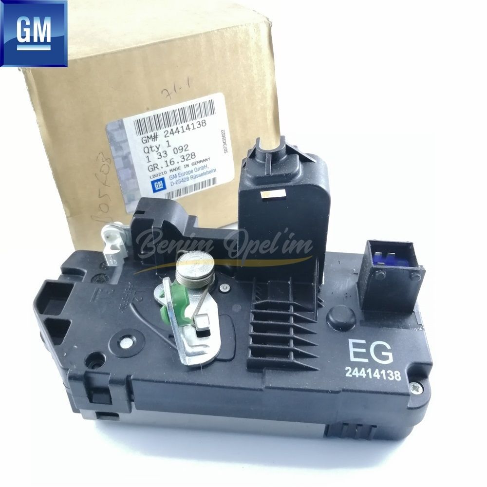 Opel Corsa C, Meriva A Motorised Complete Left Rear Door Lock Motor (Eg) GM Genuine 133092 - 24414138