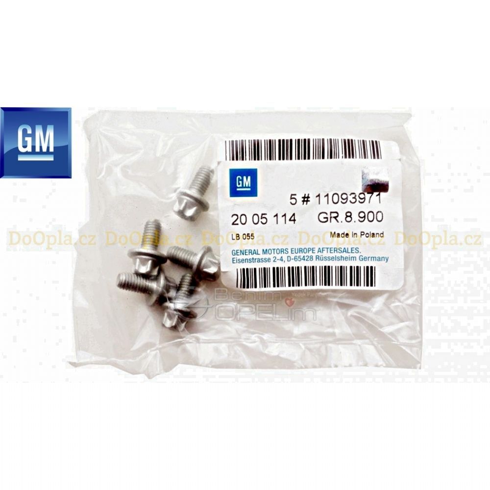 Product Code : 2005008 - Star Head Radiator Mount Bolt M6X12 GM Genuine 2005008 - 9117684