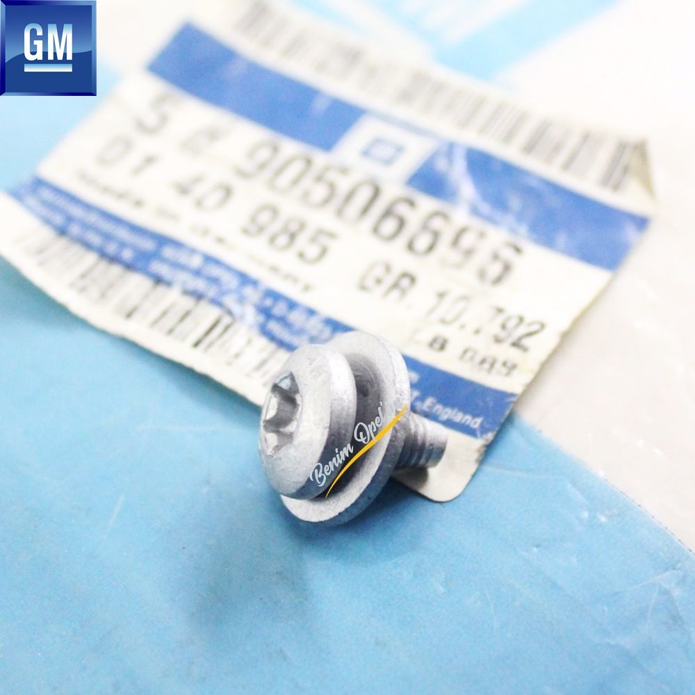 Door Lock Bolt M6X12 [Astra G/H Corsa C/D/E Meriva A Vectra B/C Zafira A/B GM Genuine 140985 - 90506696