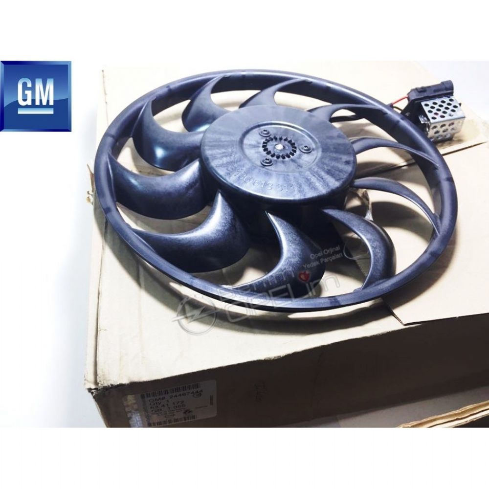 Opel Astra H Air Conditioned Radiator Fan Motor A/C Z13DTH GM Genuine 6341172 - 24467444