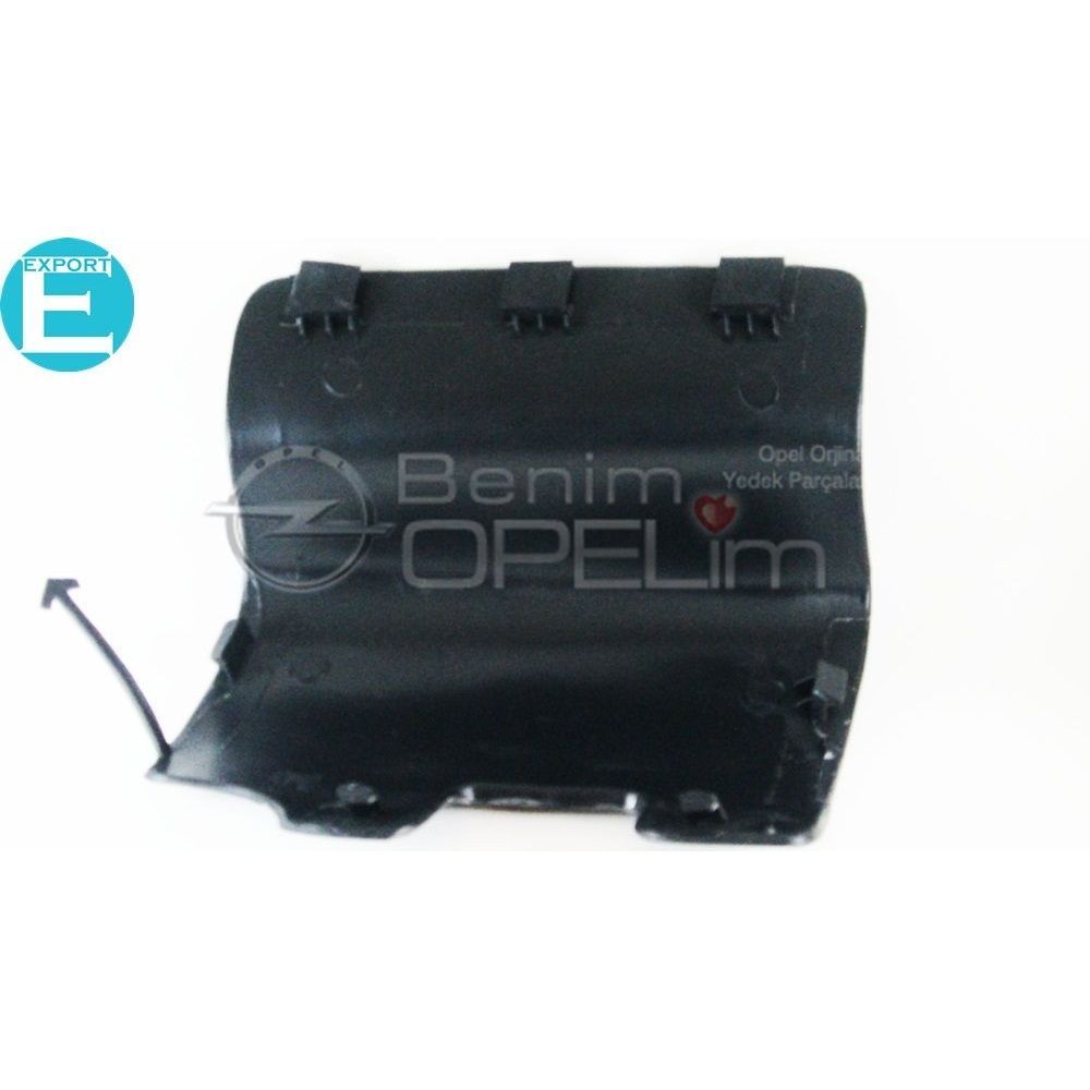 Product Code : 1405467E - Opel Corsa, B Rear Bumper Drawbar Cover Smoked Black 1st Class Quality 1405467