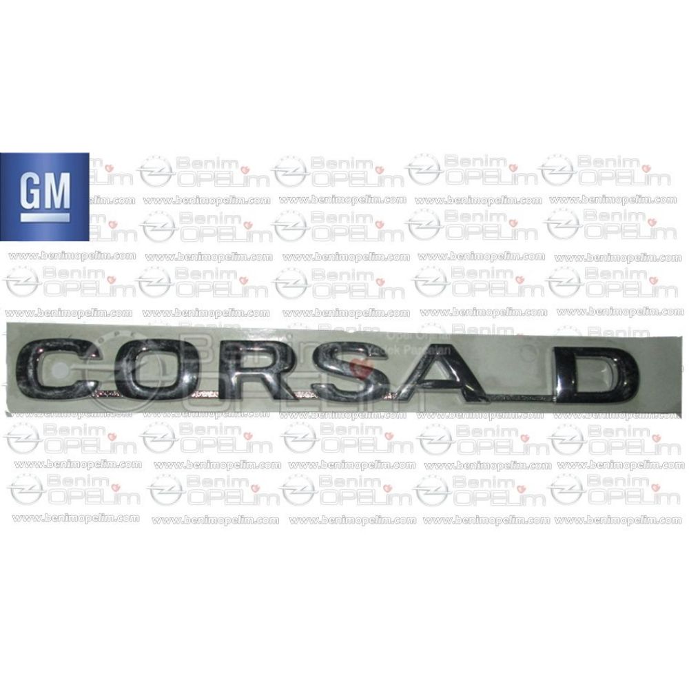 Product Code : 5177130 - Opel Corsa D Rear Boot Cover Corsa D Lettering GM Genuine 5177130 - 90543008