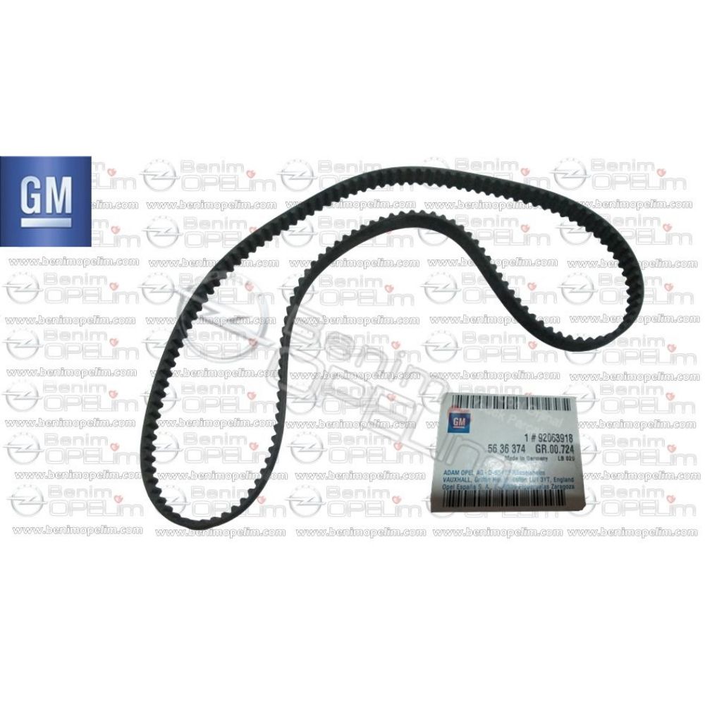 Product Code : 5636374 - Opel Frontera A Timing Belt 2.0 GM Original 5636374 - 92063918