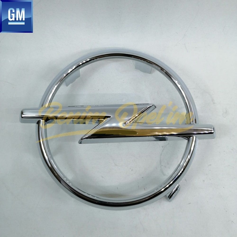 Product Code : 1324022 - Opel Astra G Front Radiator Louvre Emblem Chrome (Opel Crest) GM Original 1324022 - 90587102 - 90587102