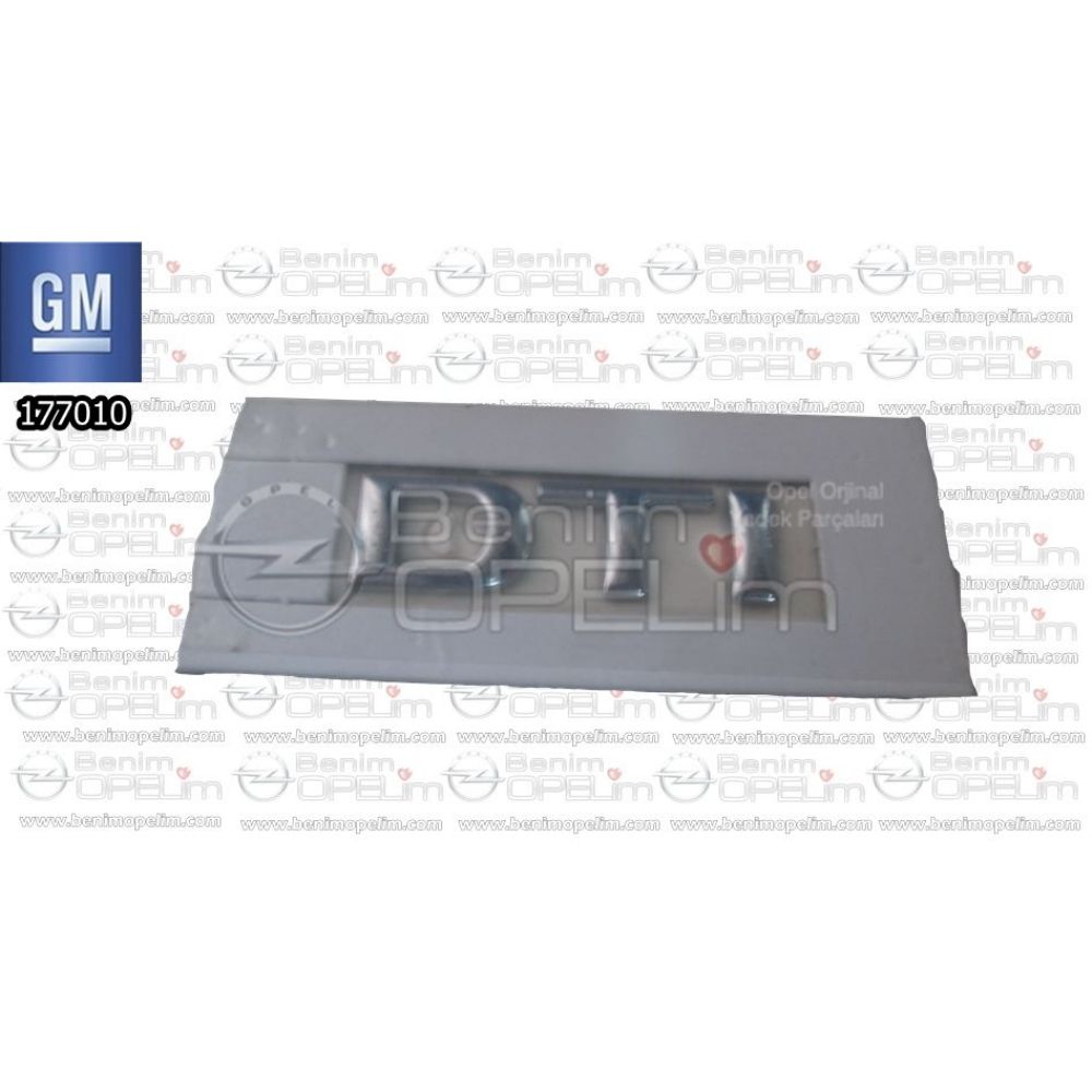 Product Code : 177010 - Opel Vectra B Rear Boot DTI Lettering GM Original 177010 - 9119941