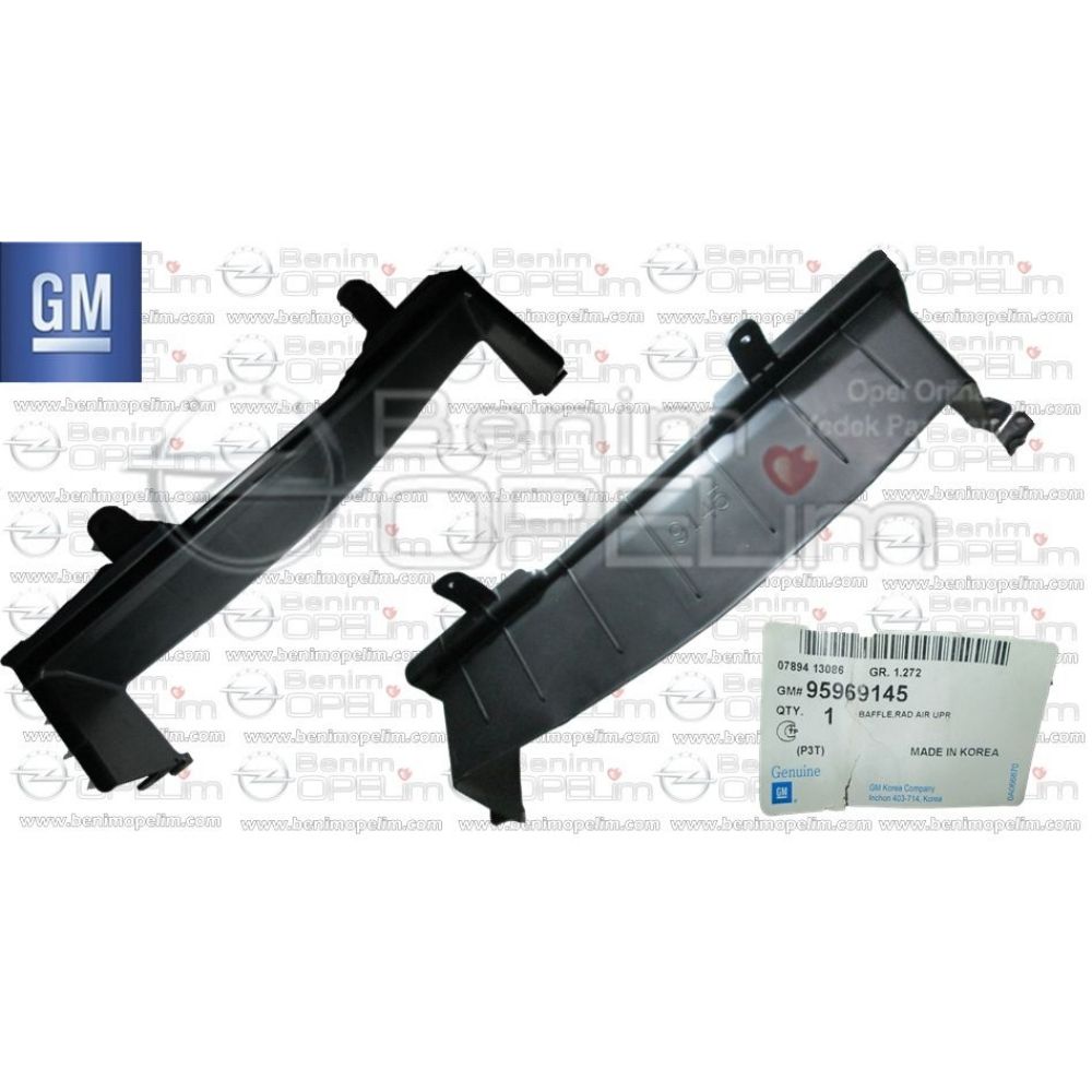 Product Code : 95969145 - Chevrolet Aveo T300 Front Radiator Upper Hood GM Original 95969145