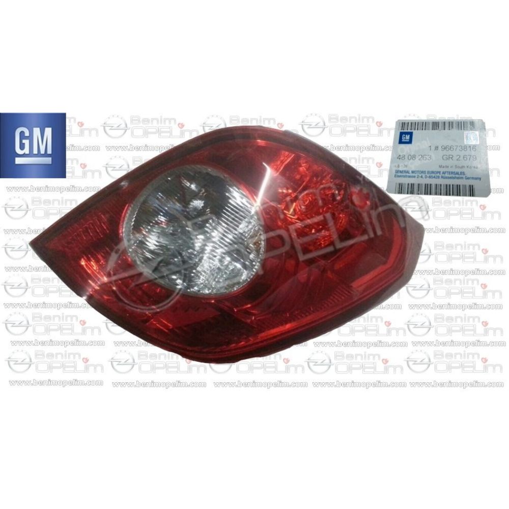 Opel Antara Right Stop Lamp GM Original 4808263 - 96673816