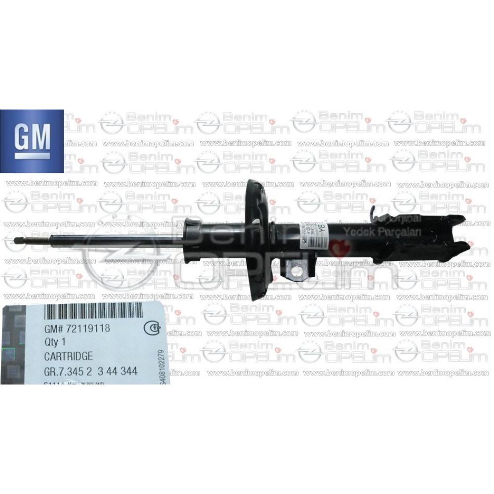 Product Code : 344344 - Opel Corsa C Right Front Shock Absorber 1.0/1.2/1.4 GM Original 344344 - 72119118