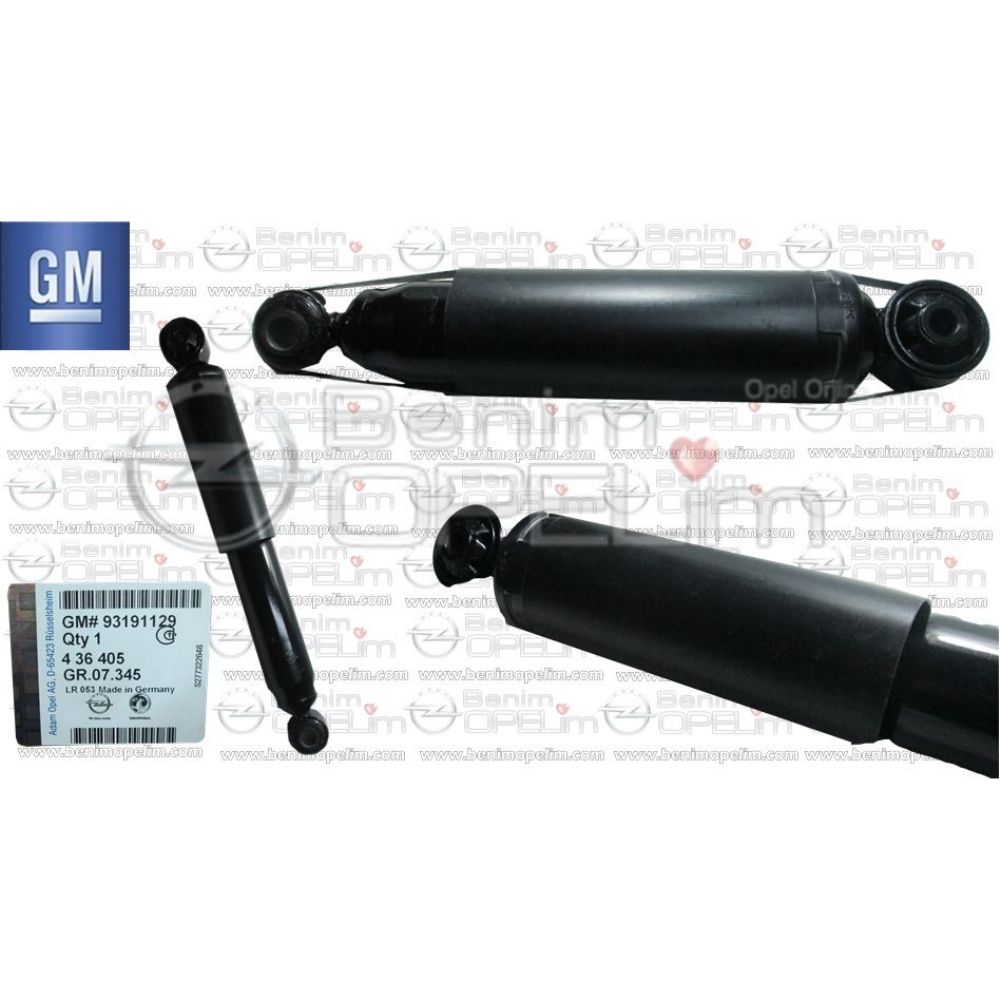 Product Code : 436405 - Opel Astra H Left Rear Shock Absorber GM Genuine 436405 - 93191129