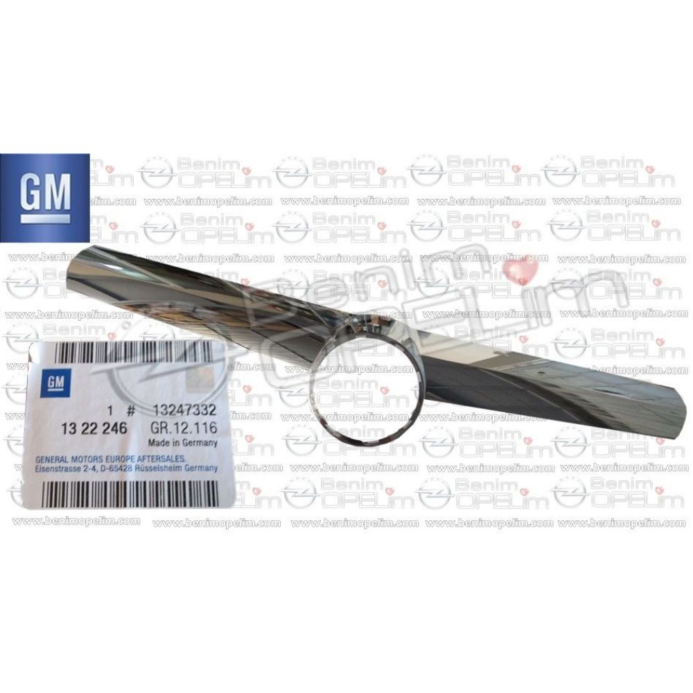 Product Code : 1322246 - Opel Zafira B Nickel Plated Front Louver GM Genuine 1322246 - 13247332