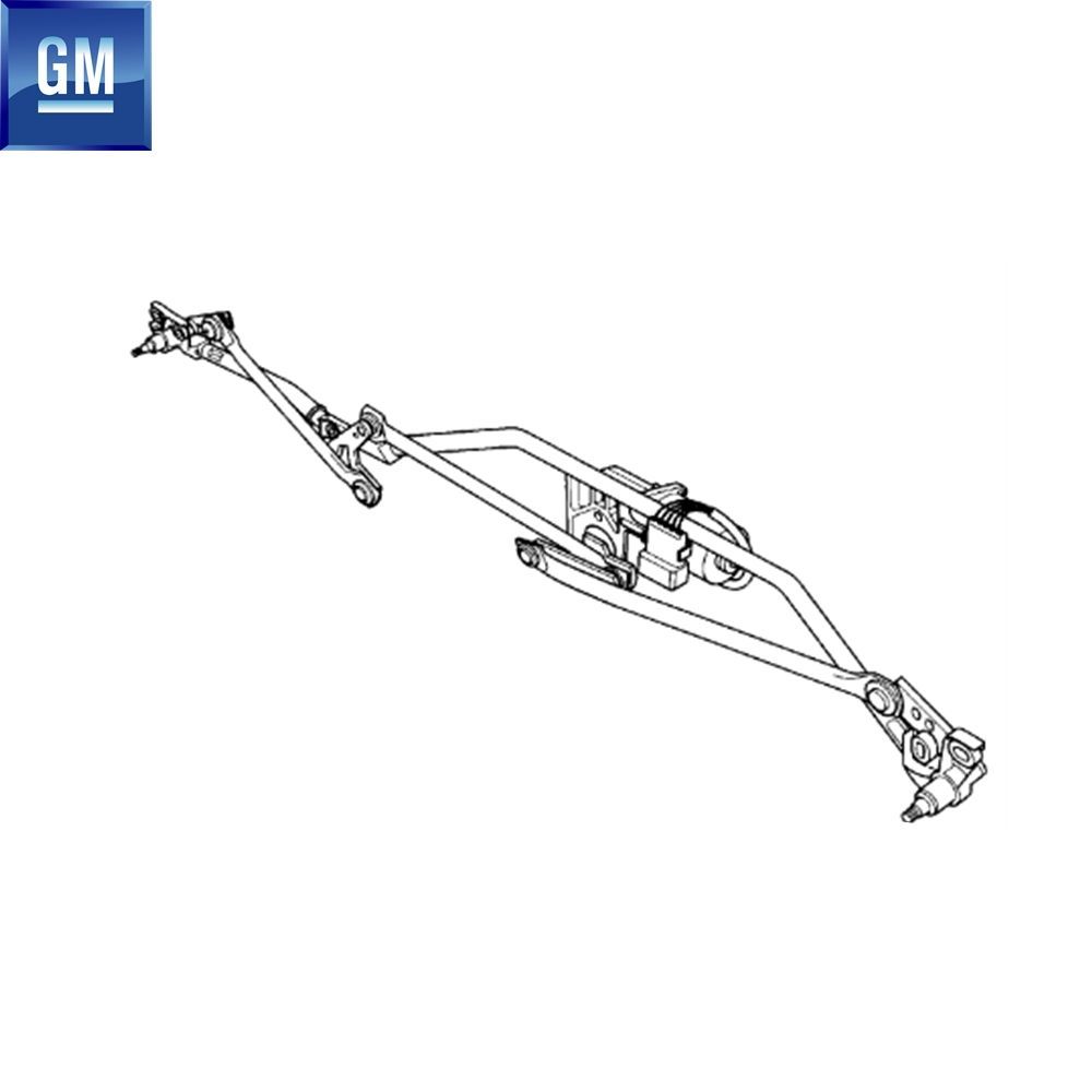 Product Code : 1274140 - Opel Astra G, Zafira A Windscreen Wiper Motorised Complete GM Original 1274140 - 24450195