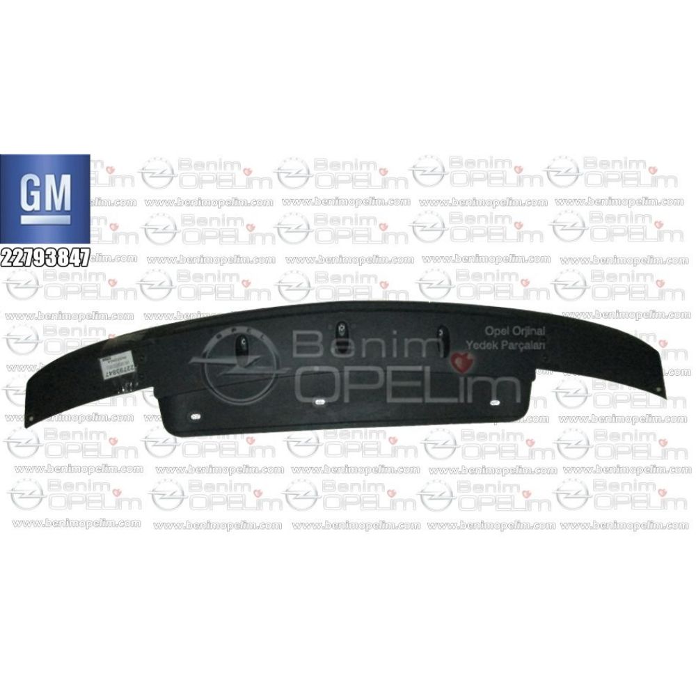 Product Code : 22793847 - Opel Insignia A Rear Bumper Skirt (Spoiler) GM Original with Port 22793847 - 22793848