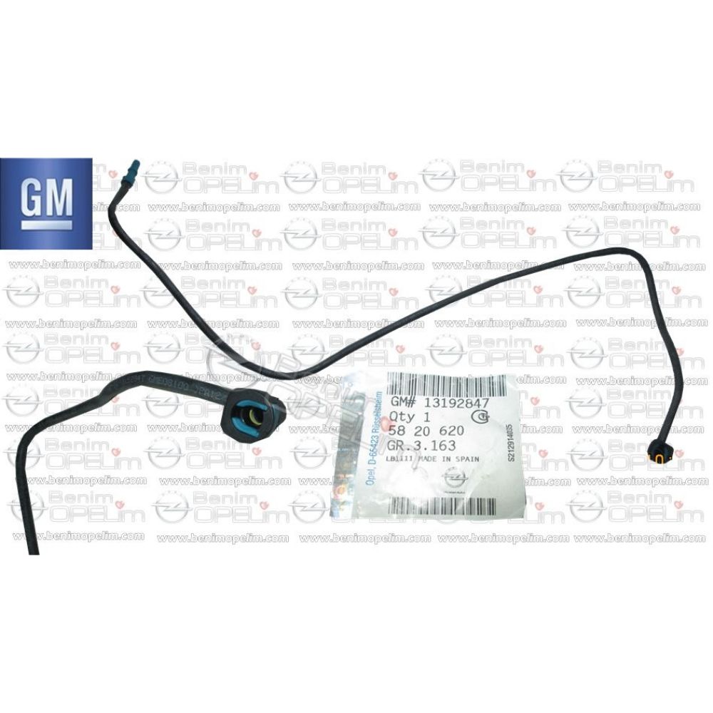 Product Code : 5820620 - Opel Corsa D, Corsa E Fuel Hose 1.0/1.2/1.4/1.6 GM Original 5820620 - 13192847