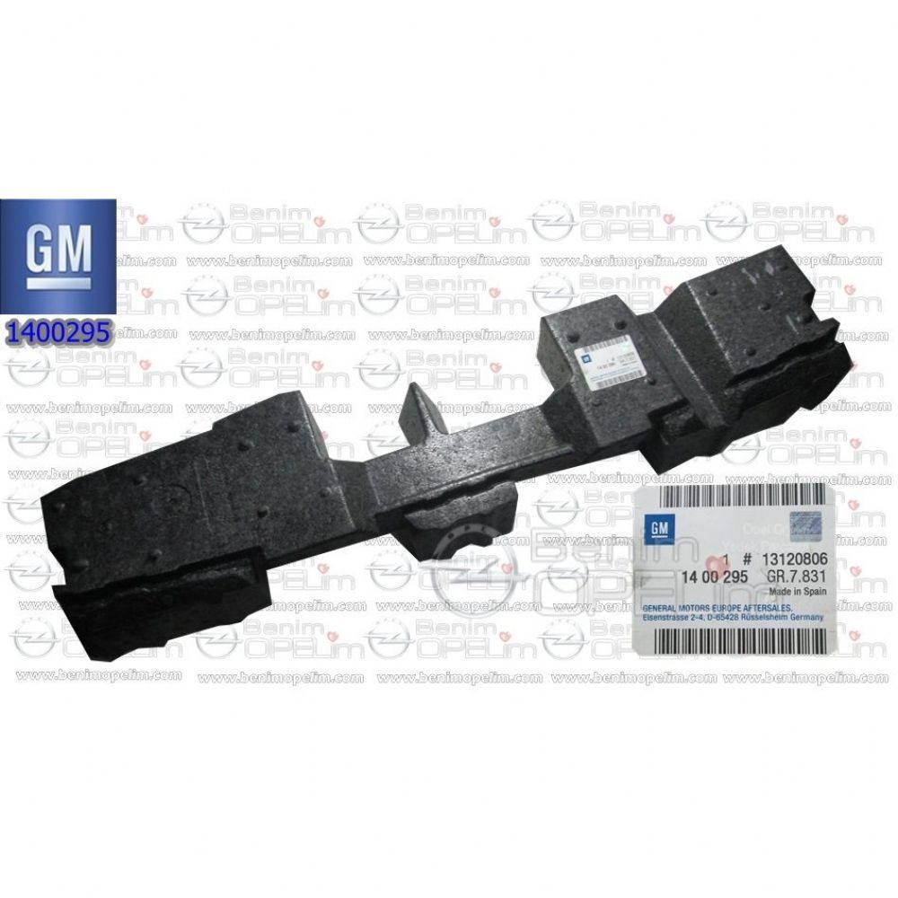 Opel Corsa C Rear Bumper Impact Reducing Foam GM Original 1400295 - 13120806