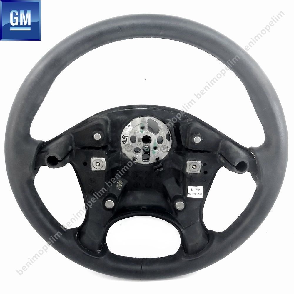 Opel Corsa B, Tigra A Steering Wheel Four Spoke Black Leather GM Genuine 913035 - 90436220