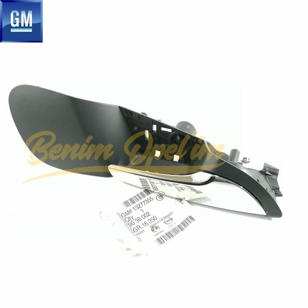 Product Code : 9036002 - Opel Insignia Right Front Door Interior Opening Handle Chrome GM Genuine 9036002 - 13277355