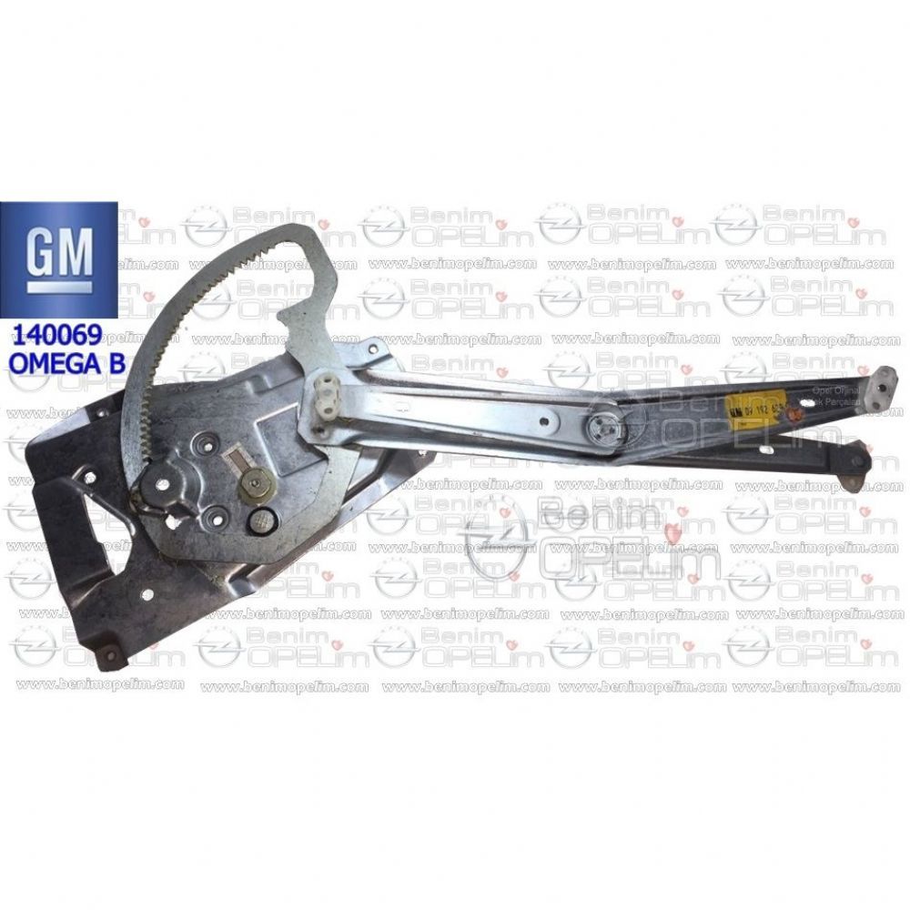 Opel Omega B Left Front Window Mechanism GM Original 140069 - 9192629