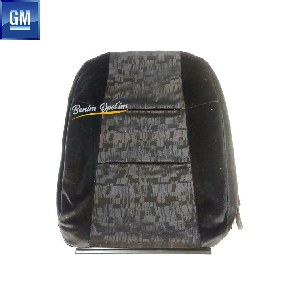 Opel Astra G, Zafira A Yellow Red Blue Patterned Black Left Front Seat Cover GM Genuine XXCJ 90456461