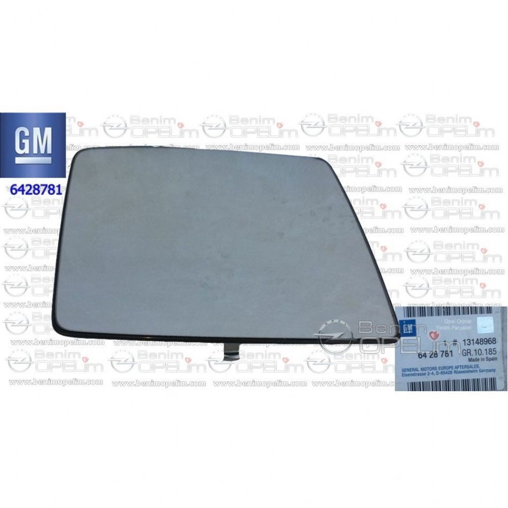 Product Code : 6428781 - Opel Combo C Electric Left Outside Rear View Mirror Glass GM Genuine 6428781 - 13148968