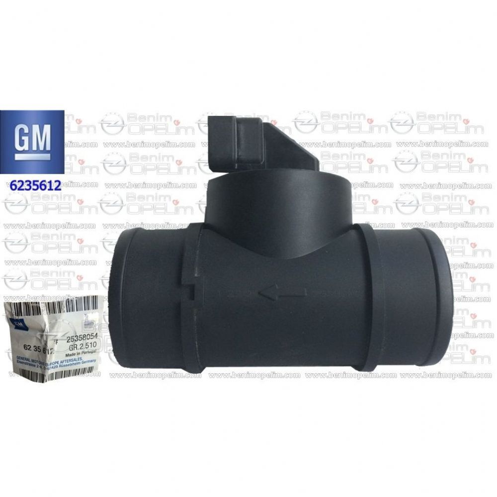 Air Flow Meter 1.6/1.8 Opel Astra G, Astra H, Zafira A, Zafira B GM Genuine 6235612 - 25358054