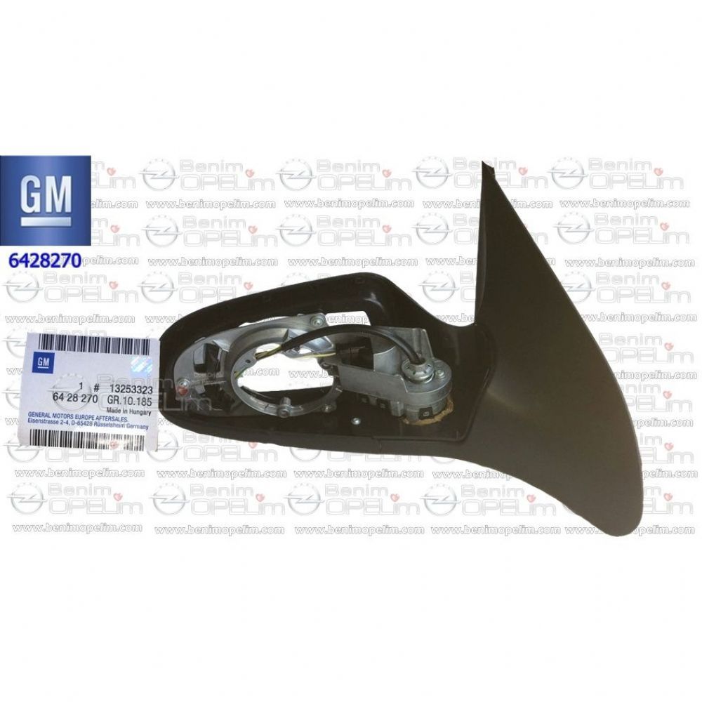 Opel Astra H Complete Folding Right Outside Rear View Mirror GM Genuine 6428270 - 13253323