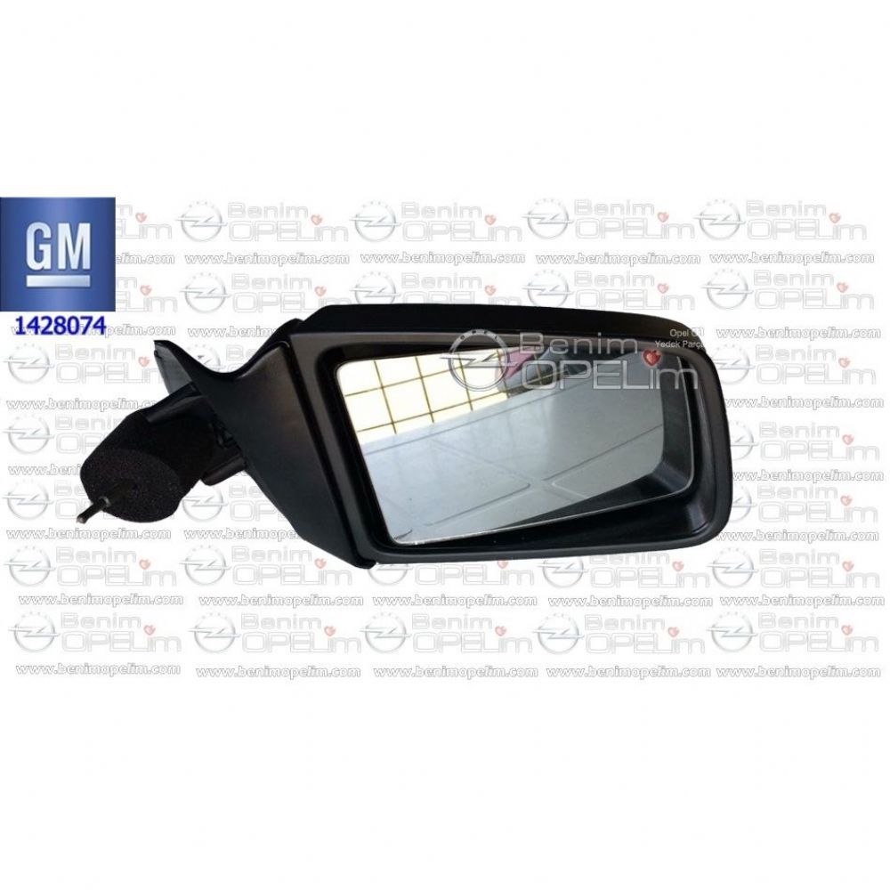 Opel Astra F Manual Right Outside Rear View Mirror Pre 1995 GM Genuine 1428074 - 90449698