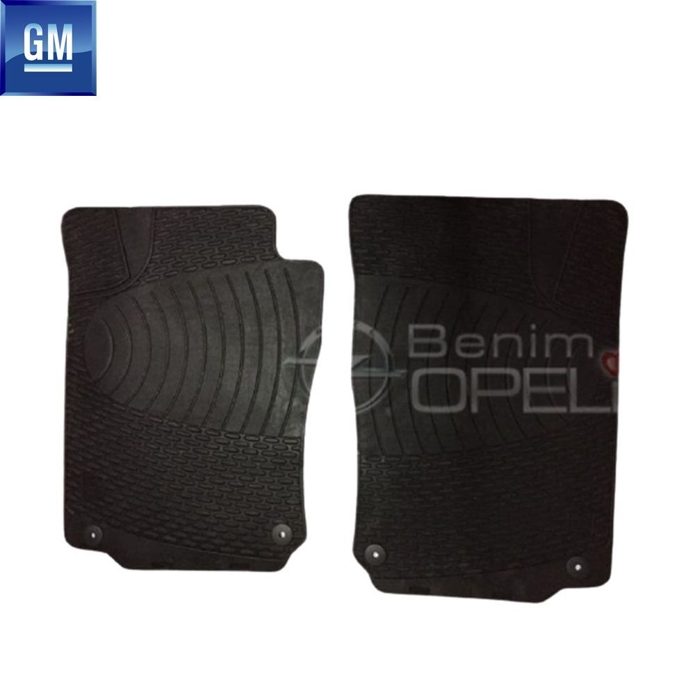 Product Code : 1724705 - Opel Combo C, Corsa C Front Rubber Mats Smoked (Rubber) GM Genuine 1724705 - 93179595