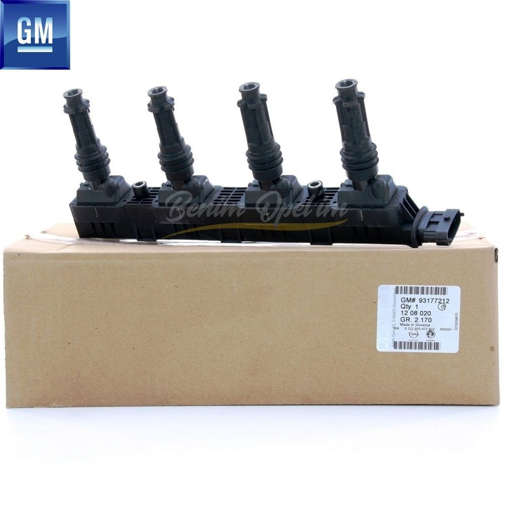 Ignition Coil 1.2/1.4 xepTwinport Opel Astra G, Zafira A, Astra H, Corsa C, Corsa D, Meriva A, Tigra B GM Genuine 1208020 - 93177212