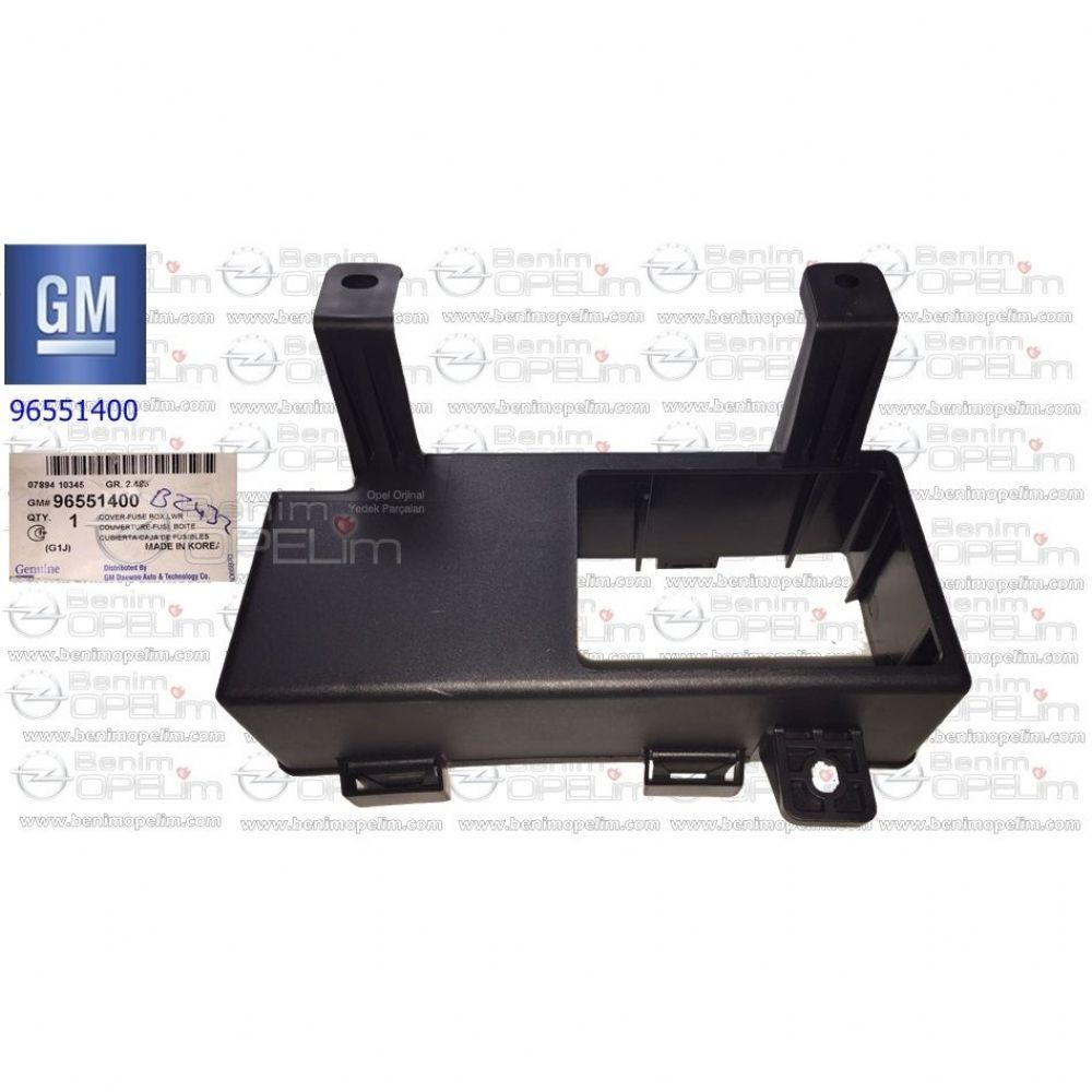 Chevrolet Lacetti Fuse Box Lower Cover GM Genuine 96551400