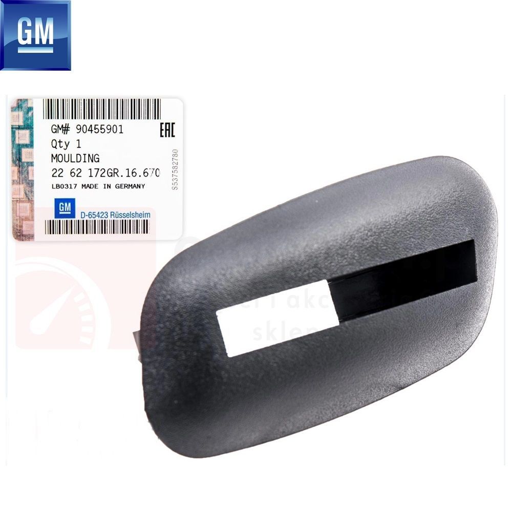 Front Seat Reclining Latch Slot Black Opel Astra G, Zafira A, Corsa B, Combo B, Tigra A GM Genuine 2262172 - 90455901