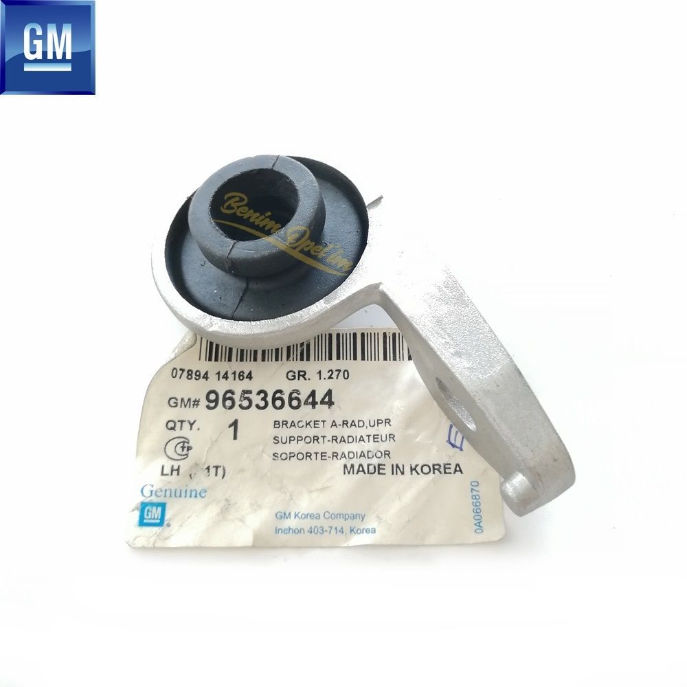 Product Code : 96536644 - Chevrolet Aveo T200, Kalos Left Upper Radiator Mount (Dm20) GM Genuine 96536644 - 96536642