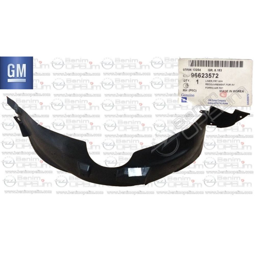 Chevrolet Captiva Right Front Fender Hood GM Original 96623572