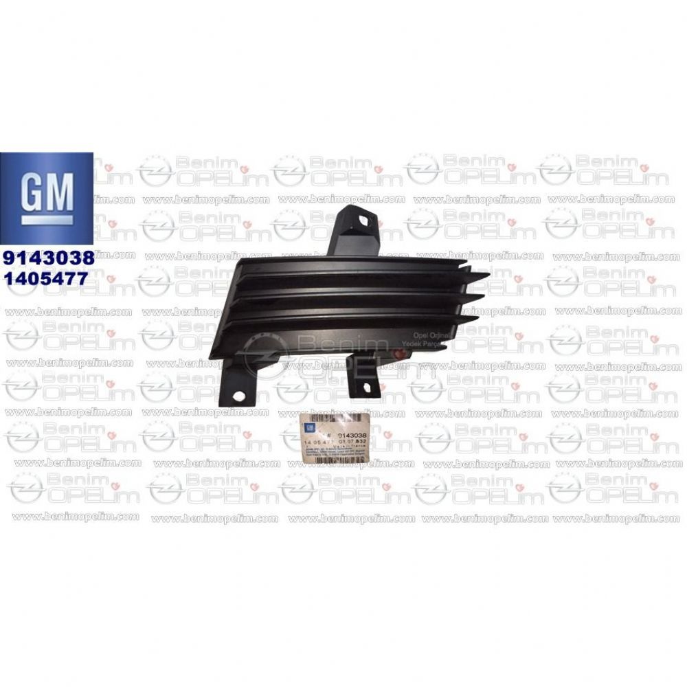 Product Code : 1405477 - Opel Omega B Right Front Bumper Cover GM Original 1405477 - 9143038