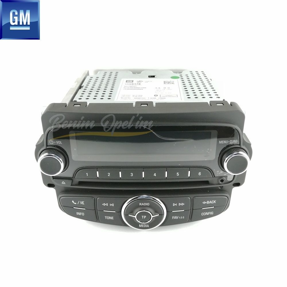 Opel Adam, Corsa E Complete Radio And Cd Player Stereo Black GM Original 1779556 - 13485178