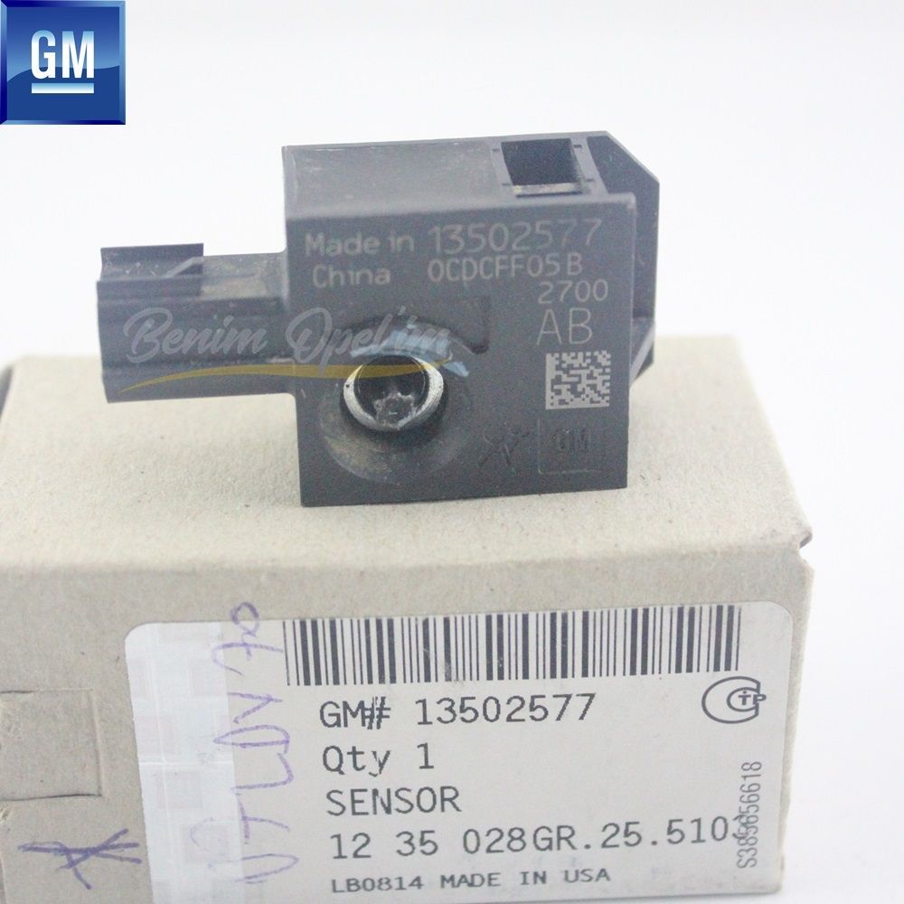 Airbag Sensor (Airbag Impact Sensor) Chevrolet Captiva, Cruze, Opel Antara, Astra J, Meriva B, Zafira C GM Genuine 1235028 - 13502577