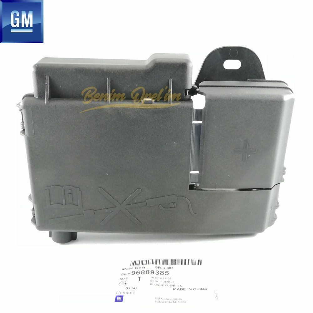 Product Code : 96889385 - Chevrolet Cruze Fuse Box with Cover Black (Td) GM Genuine 96889385