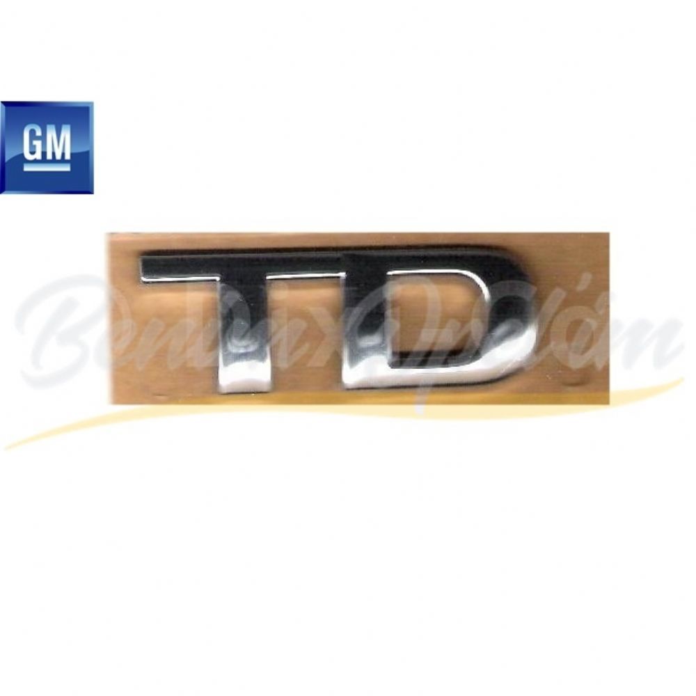 Product Code : 5177145 - Opel Astra G, Zafira A Rear Boot TD Lettering GM Genuine 5177145 - 90543887