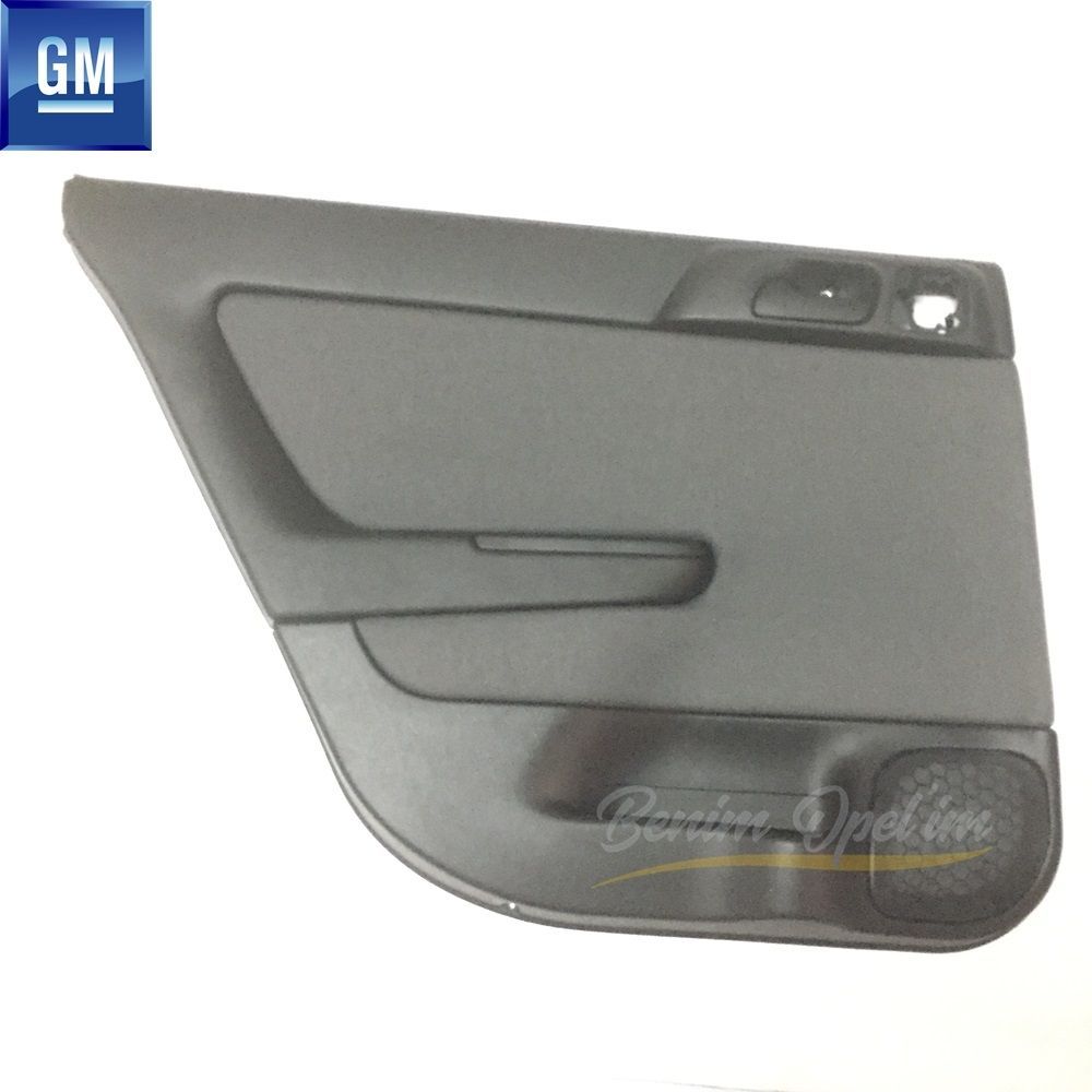 Opel Astra G Complete Left Rear Door Trim Smoked GM Genuine 7231730 - 13245783