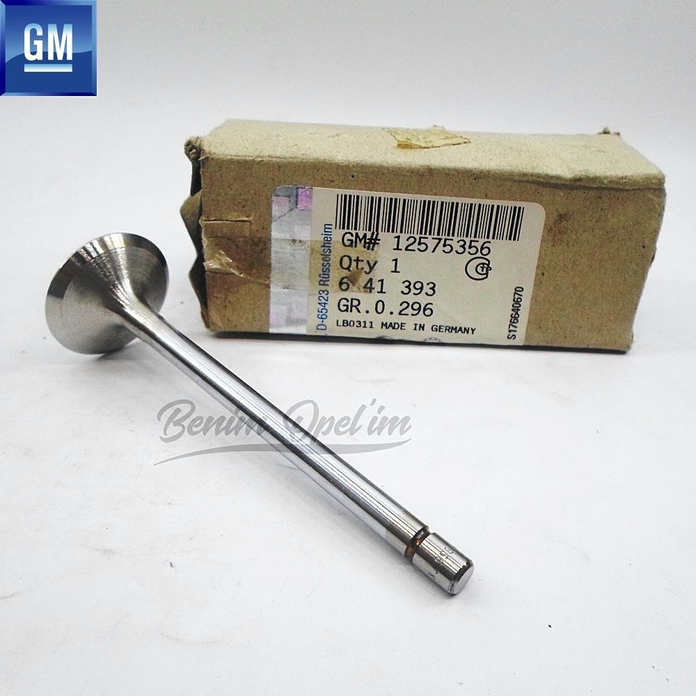 Product Code : 641393 - Exhaust Valve Std. 2.8 Opel Insignia A, Signum, Vectra C GM Genuine 641393 - 12575356