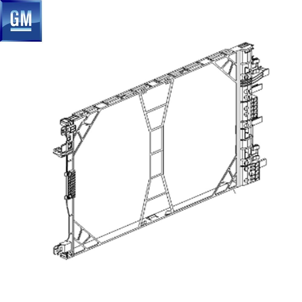 Opel Insignia A Condenser Frame Bracket GM Genuine 1850153 - 13241738