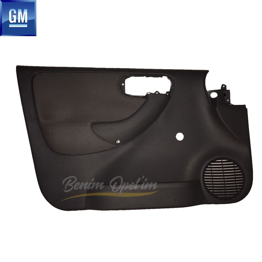 Opel Corsa C Left Front Door Trim Smoked For Manual Windows GM Original (5 Door Vehicles) 7233806 - 13109059