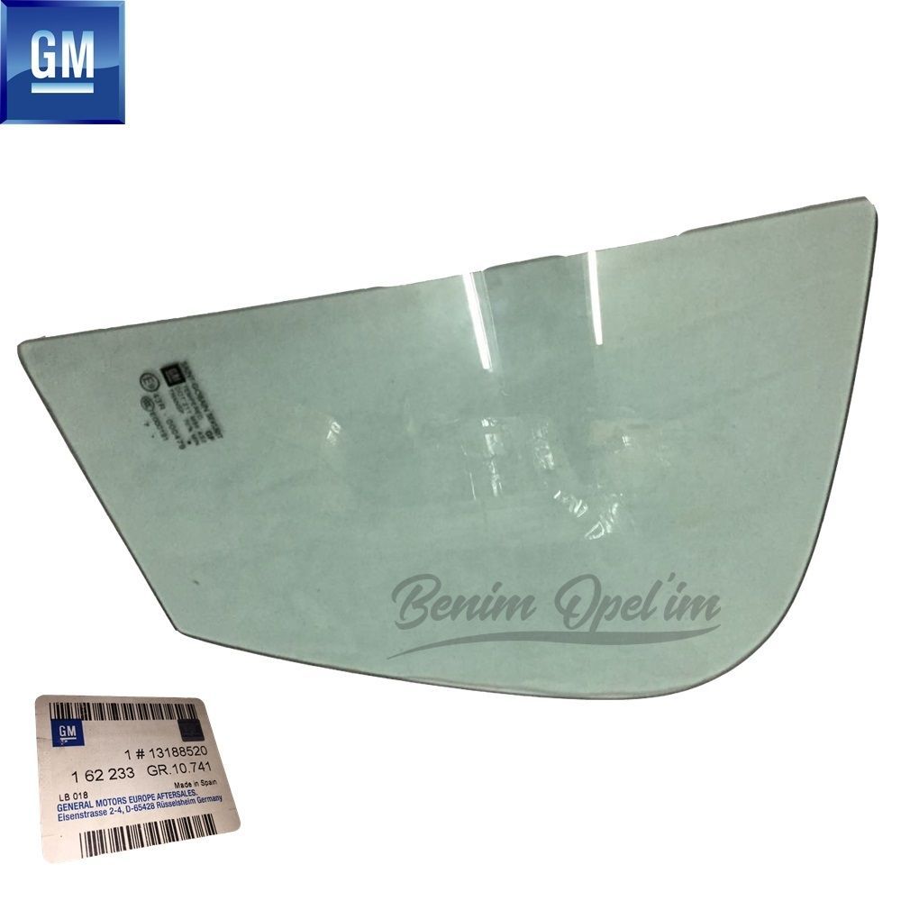 Product Code : 162233 - Opel Corsa D F68 Left Rear Fixed Corner Glass GM Genuine 162233 - 13188520